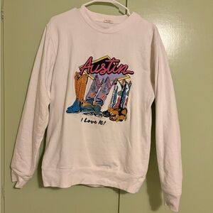 Brandy Melville Cream Sweatshirt